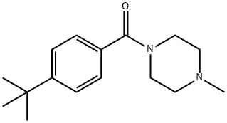 4-(TERT-BUTYL)PHENYL 4-METHYLPIPERAZINYL KETONE Struktur