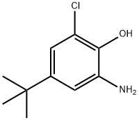 2-AMINO-4-TERT-BUTYL-6-CHLOROPHENOL Struktur