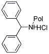 BENZHYDRYLAMINE RESIN Struktur