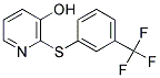 2-([3-(TRIFLUOROMETHYL)PHENYL]SULFANYL)-3-PYRIDINOL Struktur