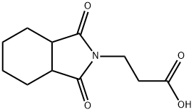 3-(1,3-DIOXO-OCTAHYDRO-ISOINDOL-2-YL)-PROPIONIC ACID Struktur