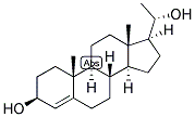 4-PREGNEN-3-BETA, 20-ALPHA-DIOL Struktur