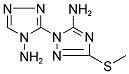 1-(4-AMINO-4H-1,2,4-TRIAZOL-3-YL)-3-(METHYLTHIO)-1H-1,2,4-TRIAZOL-5-AMINE Struktur