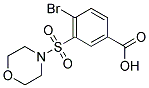 4-BROMO-3-(MORPHOLINE-4-SULFONYL)-BENZOIC ACID Struktur