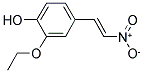 1-(3-ETHOXY-4-HYDROXYPHENYL)-2-NITROETHENE Struktur