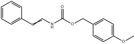 4-METHOXYBENZYL N-STYRYLCARBAMATE Struktur