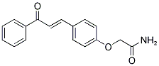 2-[4-(3-OXO-3-PHENYLPROP-1-ENYL)PHENOXY]ACETAMIDE Struktur