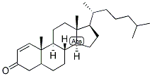 1-CHOLESTEN-3-ONE Struktur