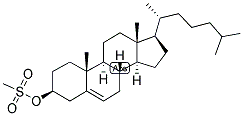 5-CHOLESTEN-3BETA-OL 3-METHANESULFONATE Struktur