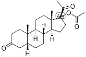 5-BETA-PREGNAN-17-OL-3,20-DIONE ACETATE Struktur