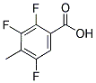 4-METHYL-2,3,5-TRIFLUOROBENZOIC ACID Struktur