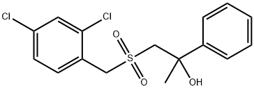 1-[(2,4-DICHLOROBENZYL)SULFONYL]-2-PHENYL-2-PROPANOL Struktur