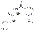 1-(3-METHOXYBENZOYL)-4-PHENYL-3-THIOSEMICARBAZIDE Struktur