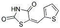 5-[(E)-2-THIENYLMETHYLIDENE]-1,3-THIAZOLANE-2,4-DIONE Struktur