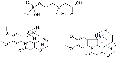 DL-MEVALONIC ACID-5'-PHOSPHATE DIBRUCINE SALT Struktur