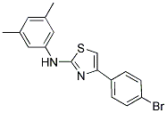 4-(4-BROMOPHENYL)-N-(3,5-DIMETHYLPHENYL)-1,3-THIAZOL-2-AMINE Struktur