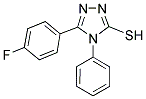 5-(4-FLUORO-PHENYL)-4-PHENYL-4H-[1,2,4]TRIAZOLE-3-THIOL Struktur