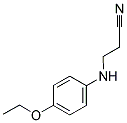 3-(4-ETHOXY-PHENYLAMINO)-PROPIONITRILE Struktur