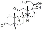 5-BETA-PREGNAN-17,20-BETA, 21-TRIOL-3,11-DIONE Struktur