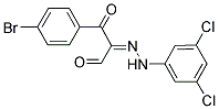 3-(4-BROMOPHENYL)-2-[2-(3,5-DICHLOROPHENYL)HYDRAZONO]-3-OXOPROPANAL Struktur