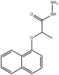 2-(1-NAPHTHYLOXY)PROPANOHYDRAZIDE Struktur