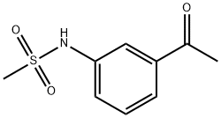 N-(3-ACETYLPHENYL)METHANESULFONAMIDE Struktur