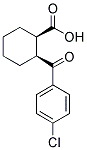 CIS-2-(4-CHLOROBENZOYL)CYCLOHEXANE-1-CARBOXYLIC ACID Struktur