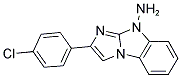 2-(4-CHLOROPHENYL)-9H-IMIDAZO[1,2-A]BENZIMIDAZOL-9-AMINE Struktur