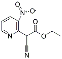 ETHYL 2-CYANO-2-(3-NITRO-2-PYRIDINYL)ACETATE Struktur