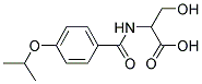 3-HYDROXY-2-(4-ISOPROPOXY-BENZOYLAMINO)-PROPIONIC ACID Struktur