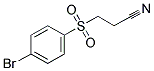 3-[(4-BROMOPHENYL)SULFONYL]PROPANENITRILE Struktur