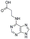 3-(9H-PURIN-6-YLAMINO)-PROPIONIC ACID Struktur