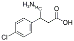 BACLOFEN (-), [BUTYL-4-14C] Struktur