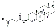 4-ANDROSTEN-3-BETA-OL-17-ONE HEMISUCCINATE Struktur