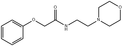 N-(2-MORPHOLIN-4-YLETHYL)-2-PHENOXYETHANAMIDE Struktur