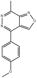 4-(4-METHOXYPHENYL)-7-METHYLISOXAZOLO[3,4-D]PYRIDAZINE Struktur