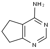 6,7-DIHYDRO-5H-CYCLOPENTAPYRIMIDIN-4-YLAMINE Struktur