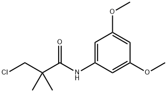 3-CHLORO-N-(3,5-DIMETHOXYPHENYL)-2,2-DIMETHYLPROPANAMIDE Struktur