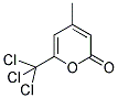 4-METHYL-6-(TRICHLOROMETHYL)-2H-PYRAN-2-ONE Struktur