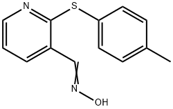 2-[(4-METHYLPHENYL)SULFANYL]NICOTINALDEHYDE OXIME Struktur