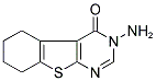 3-AMINO-5,6,7,8-TETRAHYDRO-3H-BENZO[4,5]THIENO[2,3-D]PYRIMIDIN-4-ONE Struktur