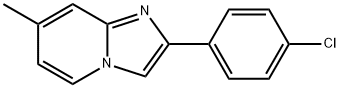 2-(4-CHLORO-PHENYL)-7-METHYL-IMIDAZO[1,2-A]PYRIDINE Struktur