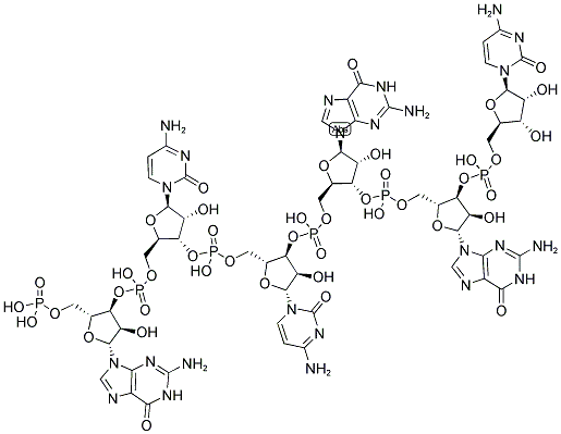 GCCGGC, 5'-PHOSPHORYLATED Struktur