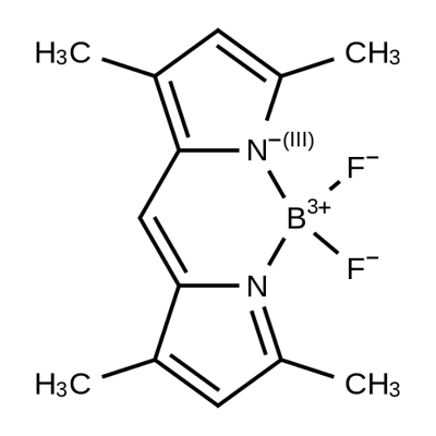 4,4-DIFLUORO-1,3,5,7-TETRAMETHYL-4-BORA-3A,4A-DIAZA-S-INDACENE Struktur