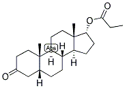 5-BETA-ANDROSTAN-17-ALPHA-OL-3-ONE PROPIONATE Struktur