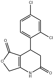 4-(2,4-DICHLOROPHENYL)-4,7-DIHYDROFURO[3,4-B]PYRIDINE-2,5(1H,3H)-DIONE Struktur