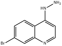 7-BROMO-4-HYDRAZINOQUINOLINE Struktur