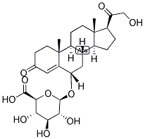 4-PREGNEN-6ALPHA,21-DIOL-3,20-DIONE-6-GLUCURONIDE Struktur