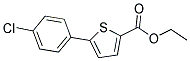 ETHYL 5-(4-CHLOROPHENYL)THIOPHENE-2-CARBOXYLATE Struktur