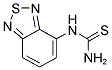 N-(2,1,3-BENZOTHIADIAZOL-4-YL)THIOUREA Struktur